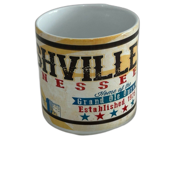 Nashville Tennessee Home of Grand Ole Opry Ceramic Mug. LNWOT - Picture 5 of 8